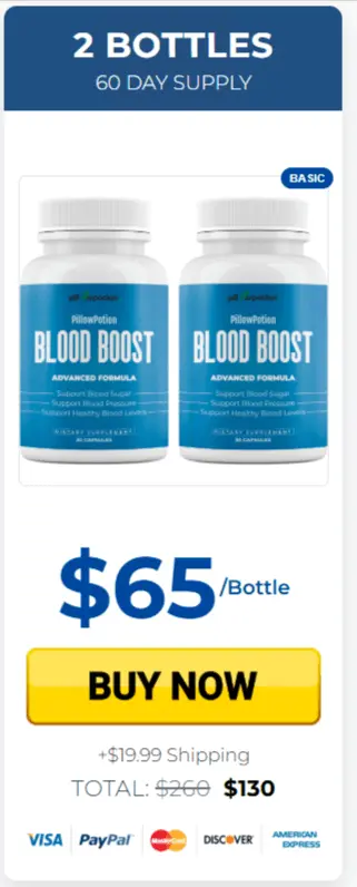 bloodboost two bottle price